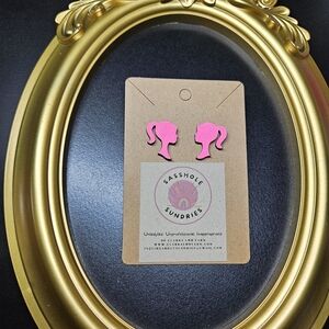 3/$12 Handmade Barbie earrings